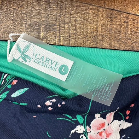 Carve Designs Bikini Bundle Swimsuit Set Size Large Floral Print - Picture 4 of 7